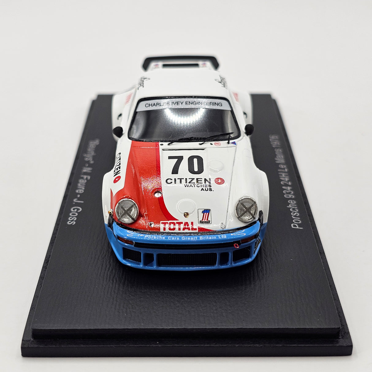 Spark Porsche 934 #70 "Beurlys" 24Hrs Le Mans 1976 1/43 Scale S9822
