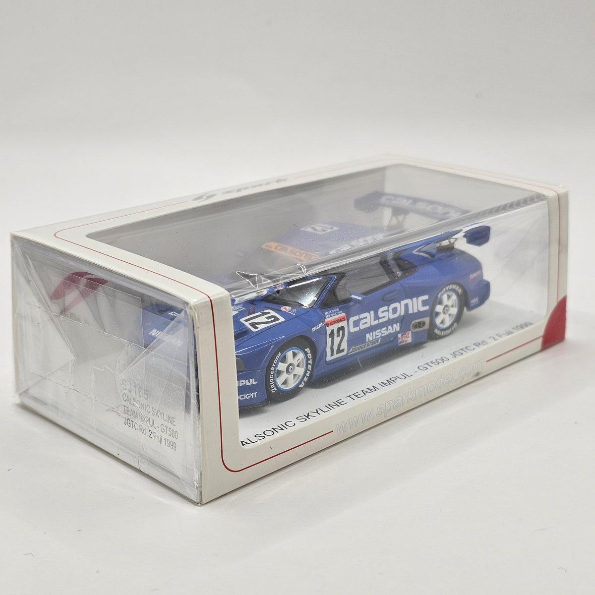 Spark Nissan Skyline GT-R GT500 #12 Calsonic Team Impul JGTC 1999 1/43 Scale