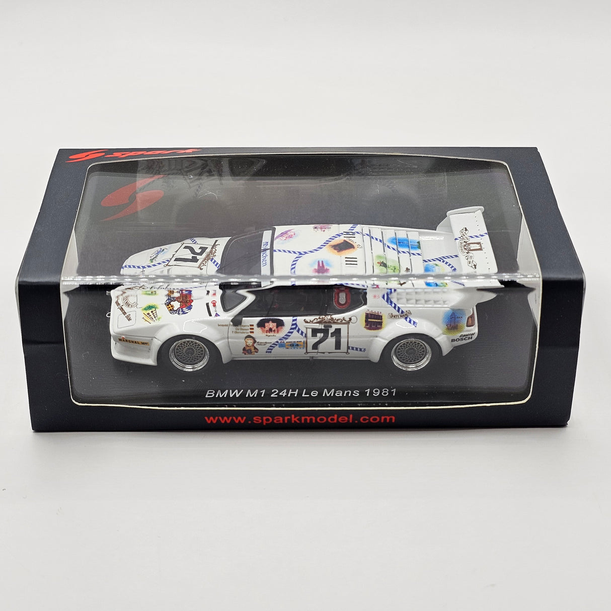 Spark BMW M1 #71 Marko RSM 24Hrs Le Mans 1981 1/43 Scale S6404