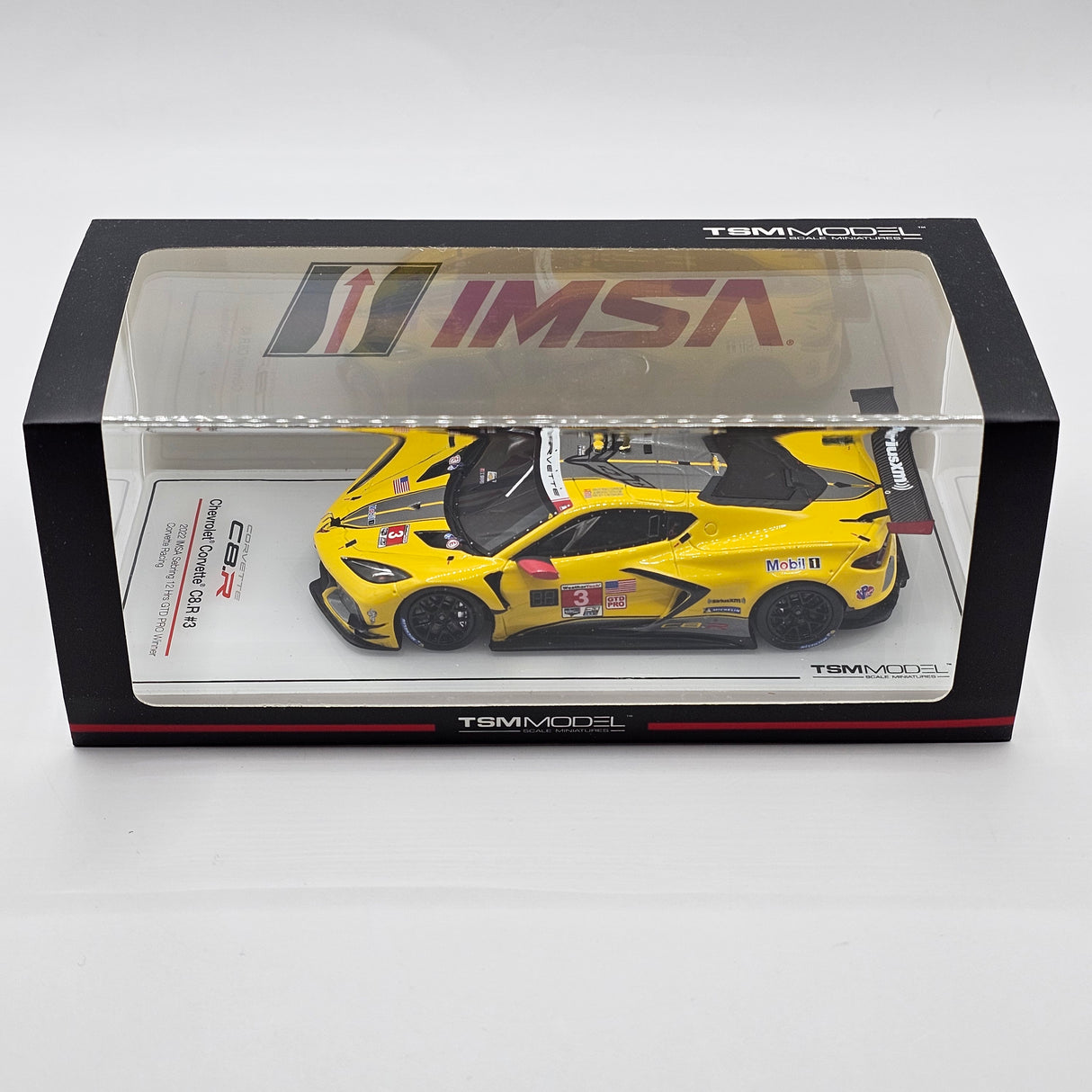 TSM Chevrolet Corvette C8.R #3 Corvette Racing GTD Win Sebring 12Hrs 2022 1/43 Scale