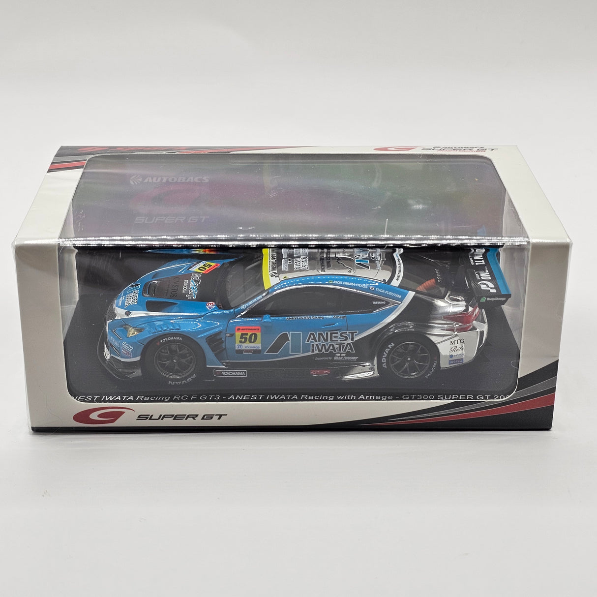 Spark Lexus RCF GT3 #50 Anest Iwata Racing with Arnage Super GT GT300 2024 1/43 Scale