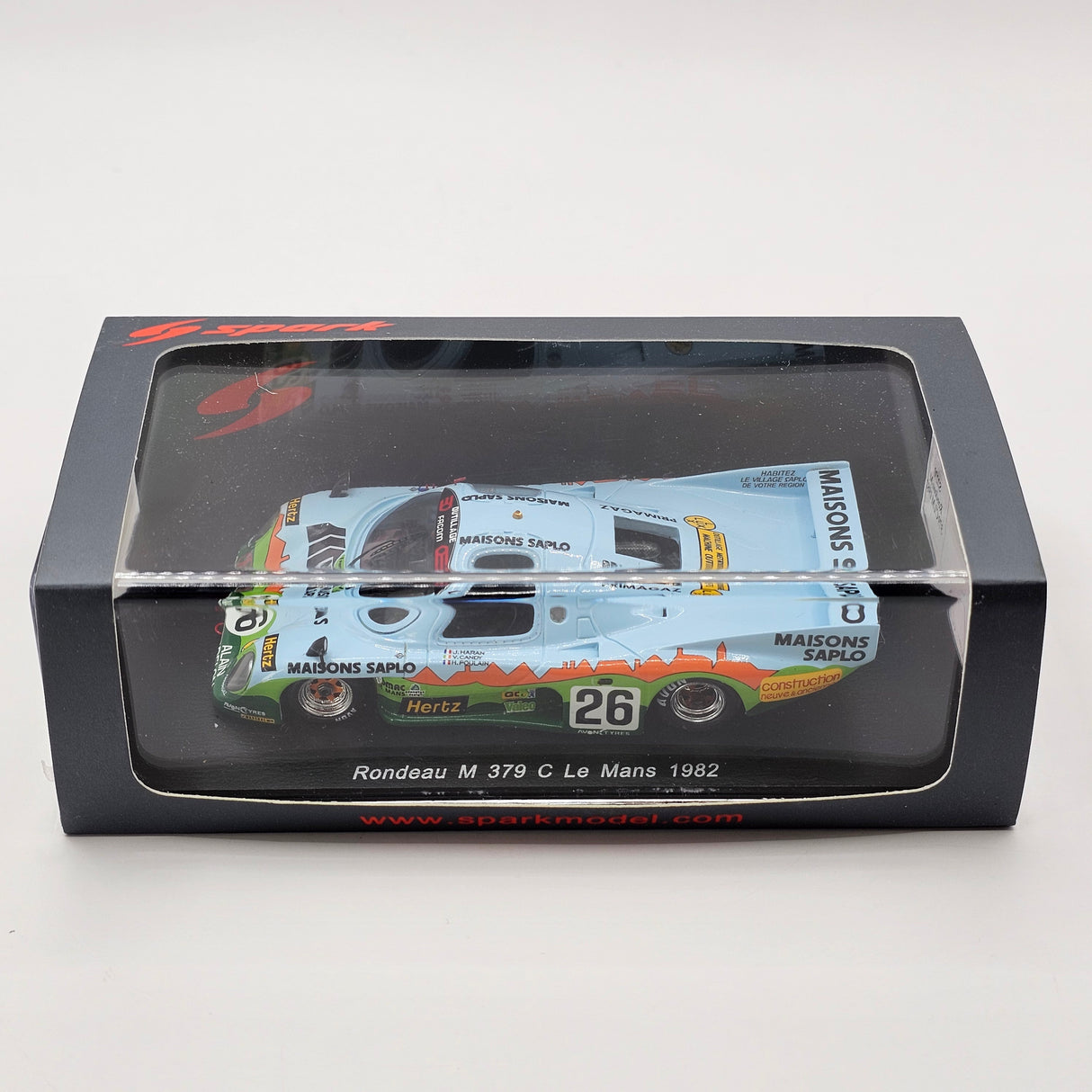 Spark Rondeau M379C #26 J. Haran 24Hrs Le Mans 1982 1/43 Scale S2270