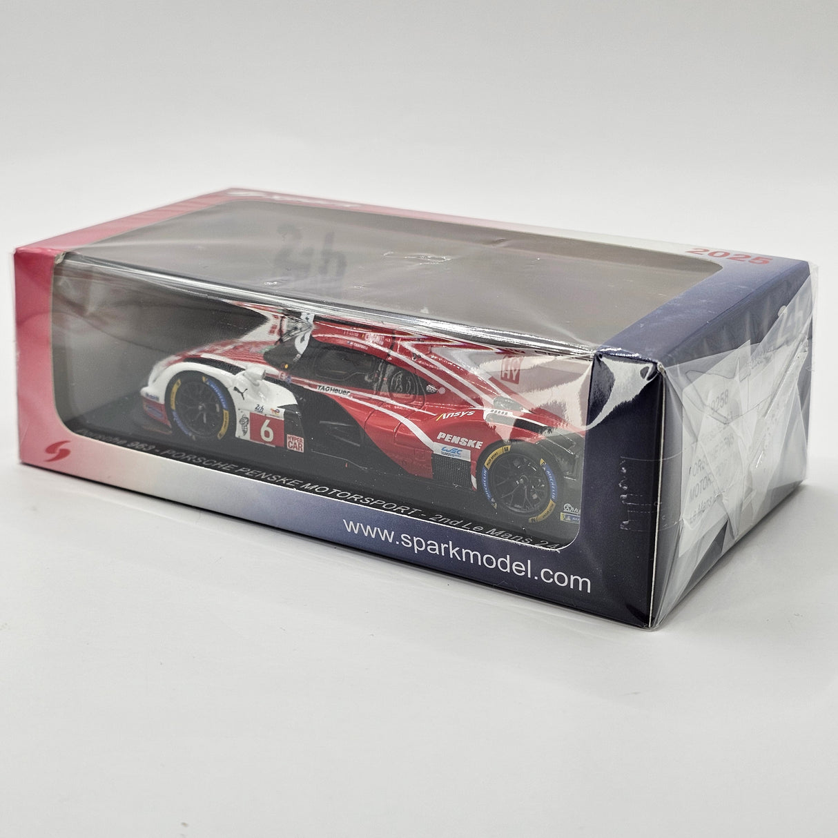 Spark Porsche 963 #6 Porsche Penske Motorsport 24Hrs Le Mans 2025 1/43 Scale
