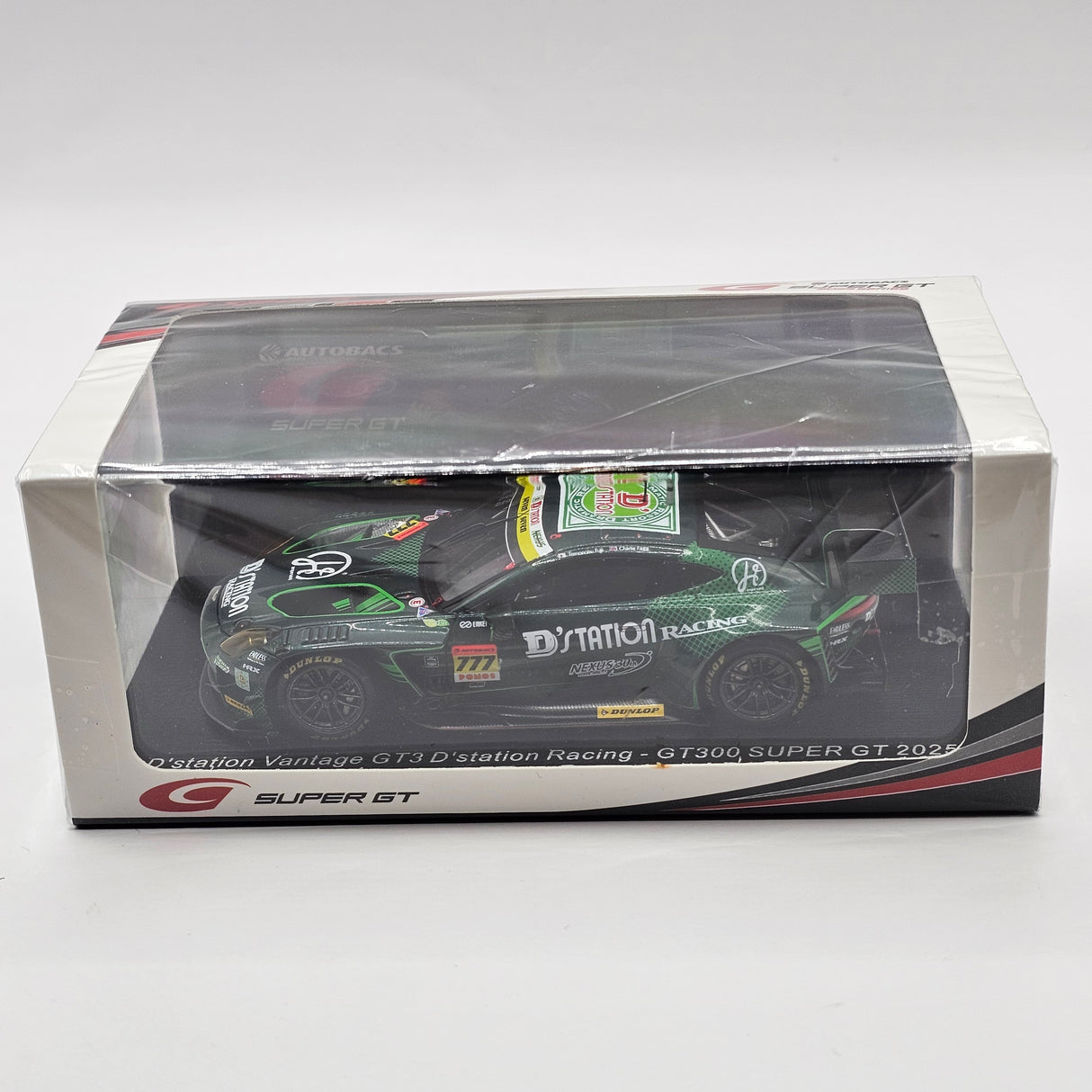 Spark Aston Martin Vantage GT3 #777 D'station Racing Super GT GT300 2025 1/43 Scale