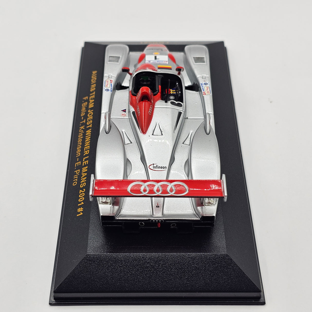 IXO Audi R8 #1 Audi Sport Team Joest Le Mans Winner 2001 1/43 Scale LMM001