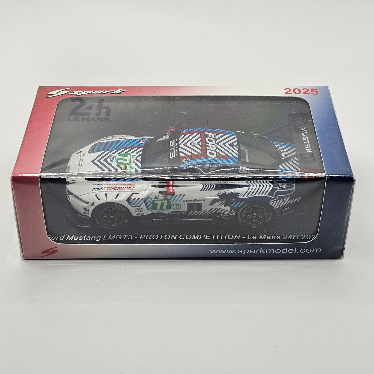 Spark Ford Mustang LMGT3 #77 Proton Competition 24 Hours of Le Mans 2025 1/43 Scale S9299