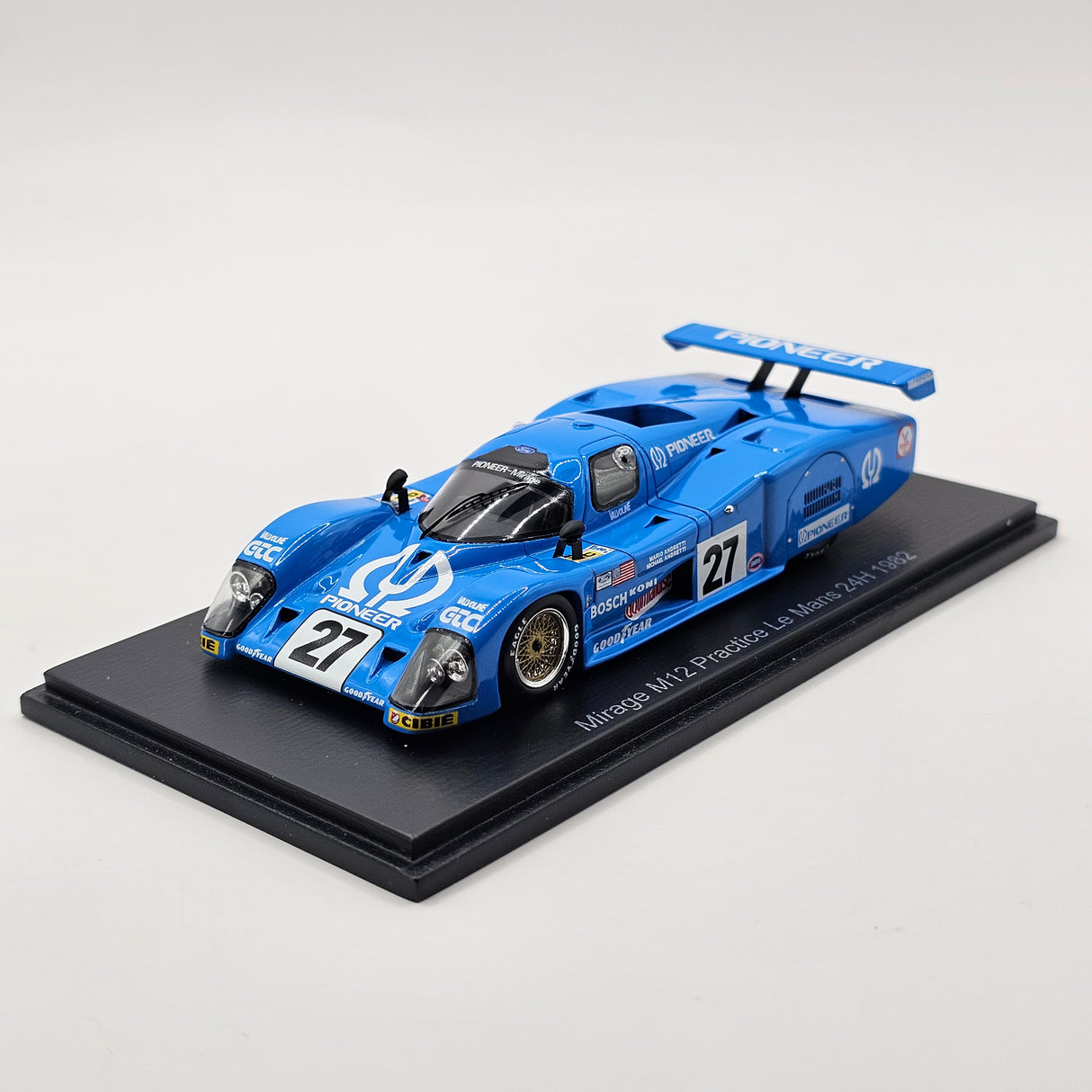 Spark Mirage M12 #27 Grand Touring Cars Inc 24Hrs Le Mans 1982 1/43 Scale S9475