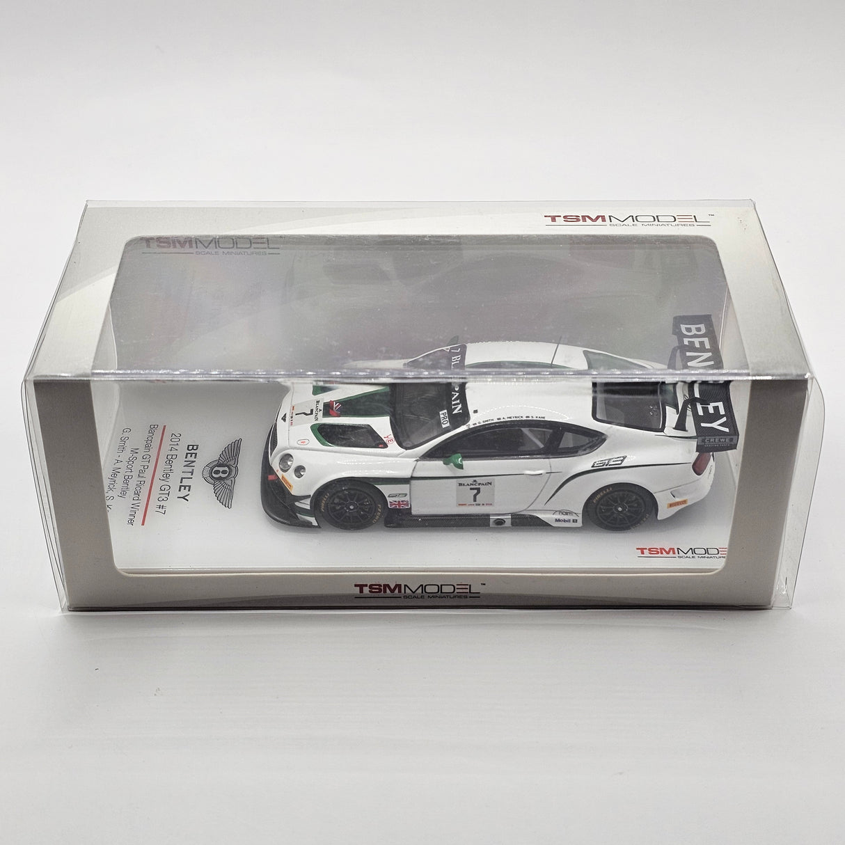 Truescale TSM Bentley GT3 #7 M-Sport Winner Paul Ricard 2014 1/43 Scale TSM154317