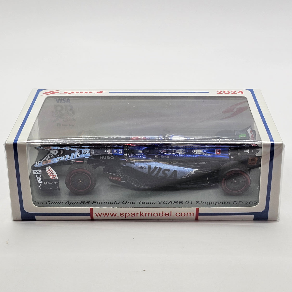 Spark Visa Cash App F1 Team VCARB 01 #3 Ricciardo Singapore F1 GP 2024 1/43 Scale