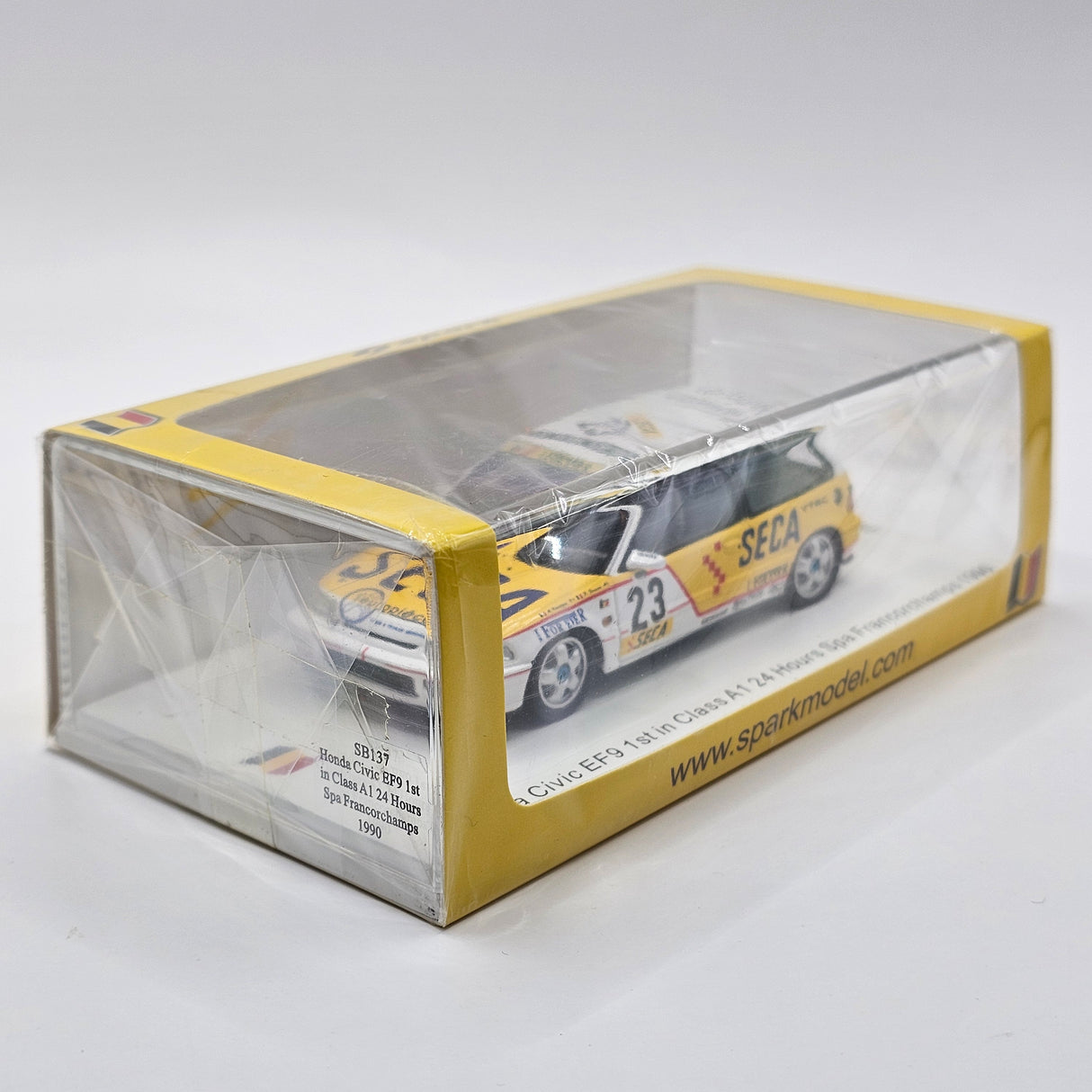 Spark Honda Civic EF9 #23 Toison d'Or Class A1 Winner 24Hrs Spa 1990 1/43 Scale