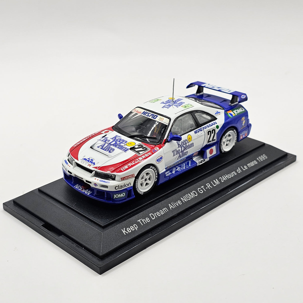 EBBRO Nissan Nismo GT-R R33 #22 Nismo Le Mans 24Hrs LMGT1 1995 1/43 Scale