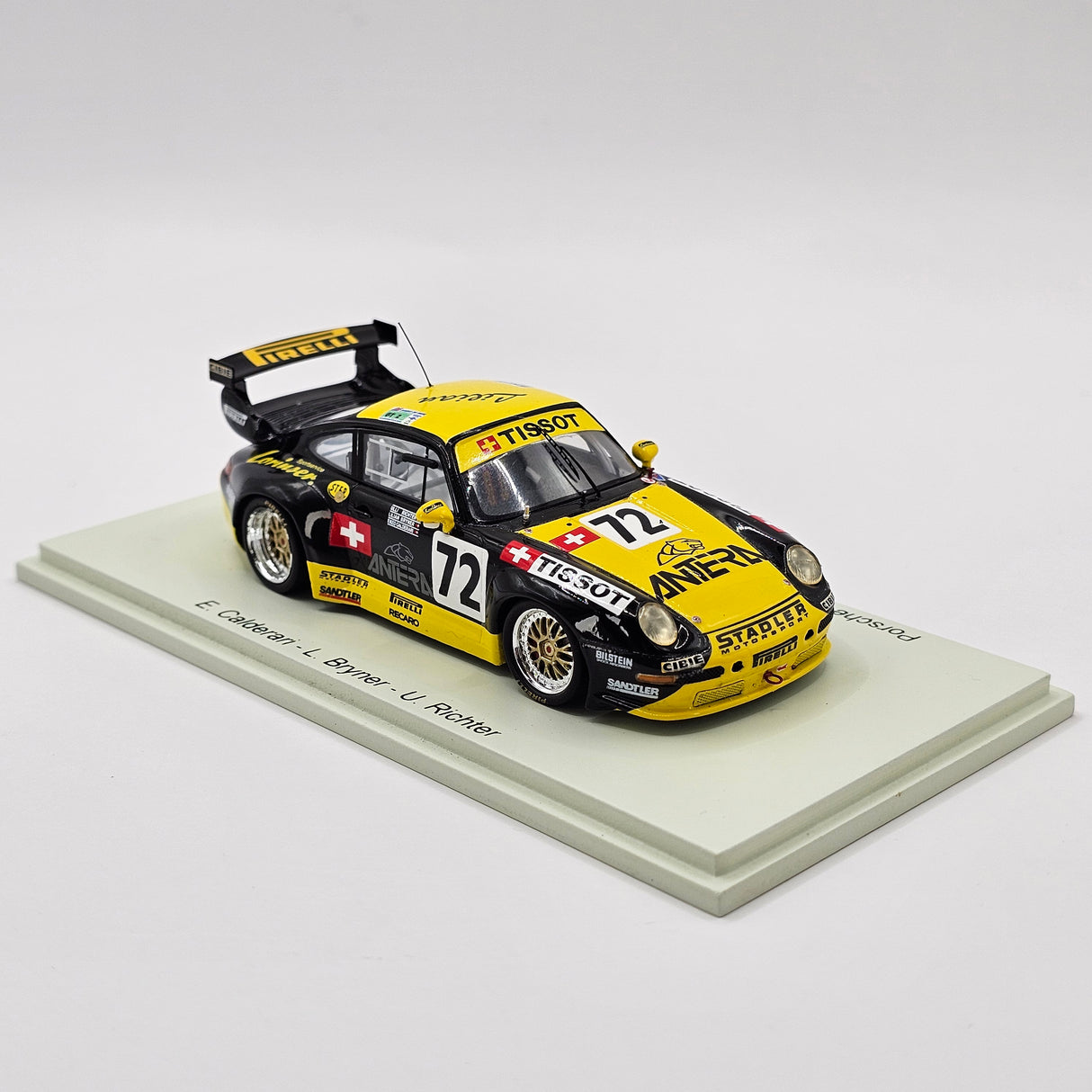 Spark Porsche 911 GT2 #72 Stadler Motorsport 24Hrs Le Mans 1996 1/43 Scale S5523