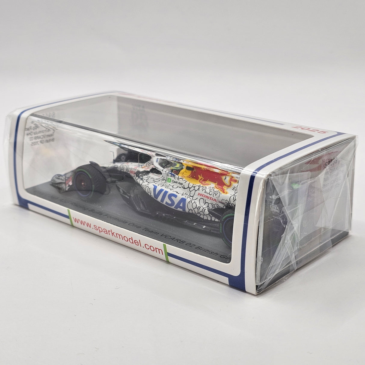 Spark Racing Bulls VCARB 02 #6 Isack Hadjar British F1 GP 2025 1/43 Scale S9599