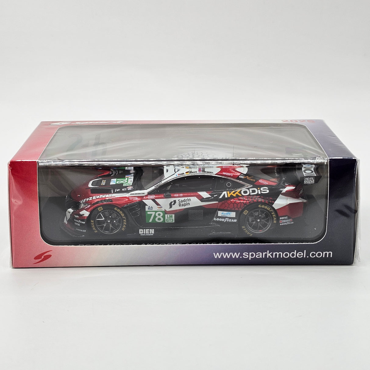 Spark Lexus RC F LMGT3 #78 Akkodis ASP Team 24 Hours of Le Mans 2025 1/43 Scale S9300
