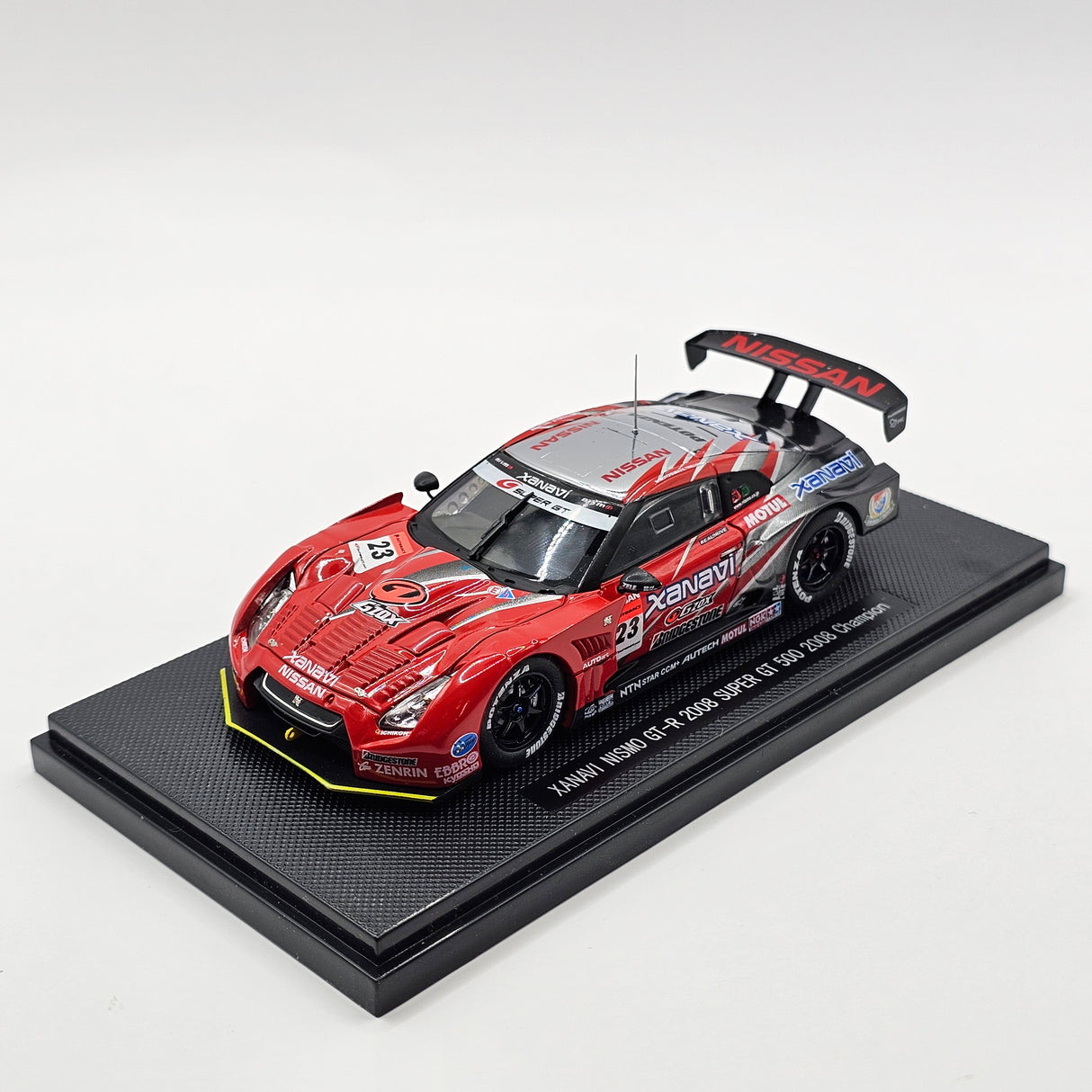 EBBRO Nissan GT-R #23 Xanavi Nismo Super GT GT500 2008 Champions 1/43 Scale