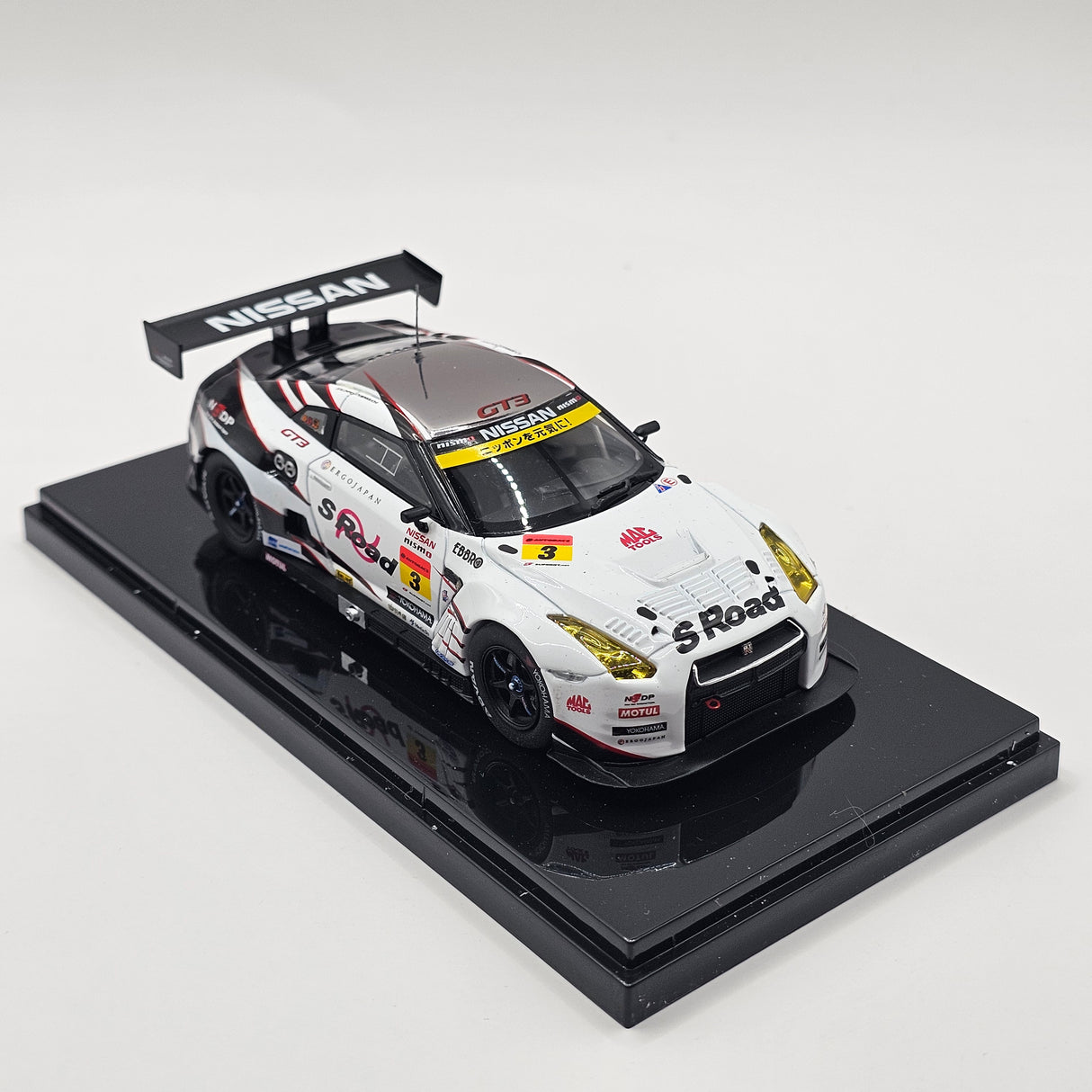 EBBRO Nissan GT-R #3 S-Road NDDP Super GT GT300 2012 1/43 Scale