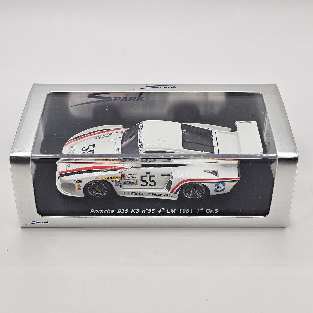 Spark Porsche 935 K3 #55 Charles Ivey Racing Gr5 Winner 24Hrs Le Mans 1981 1/43 Scale