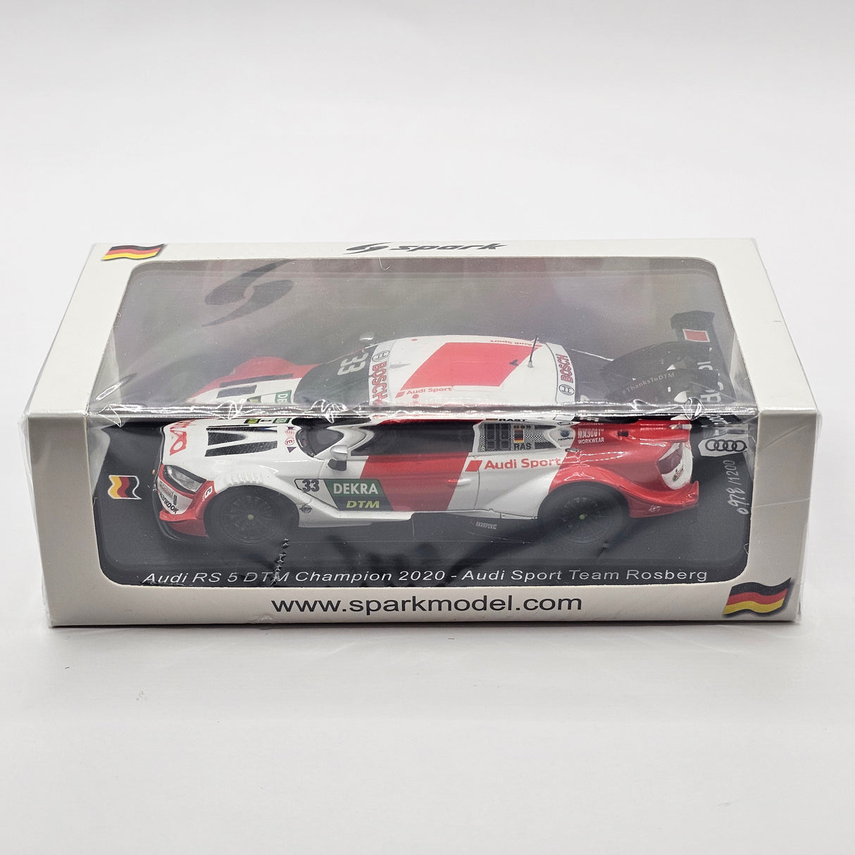 Spark Audi RS5 #33 Audi Sport Team Abt DTM Champion 2020 1/43 Scale SG652