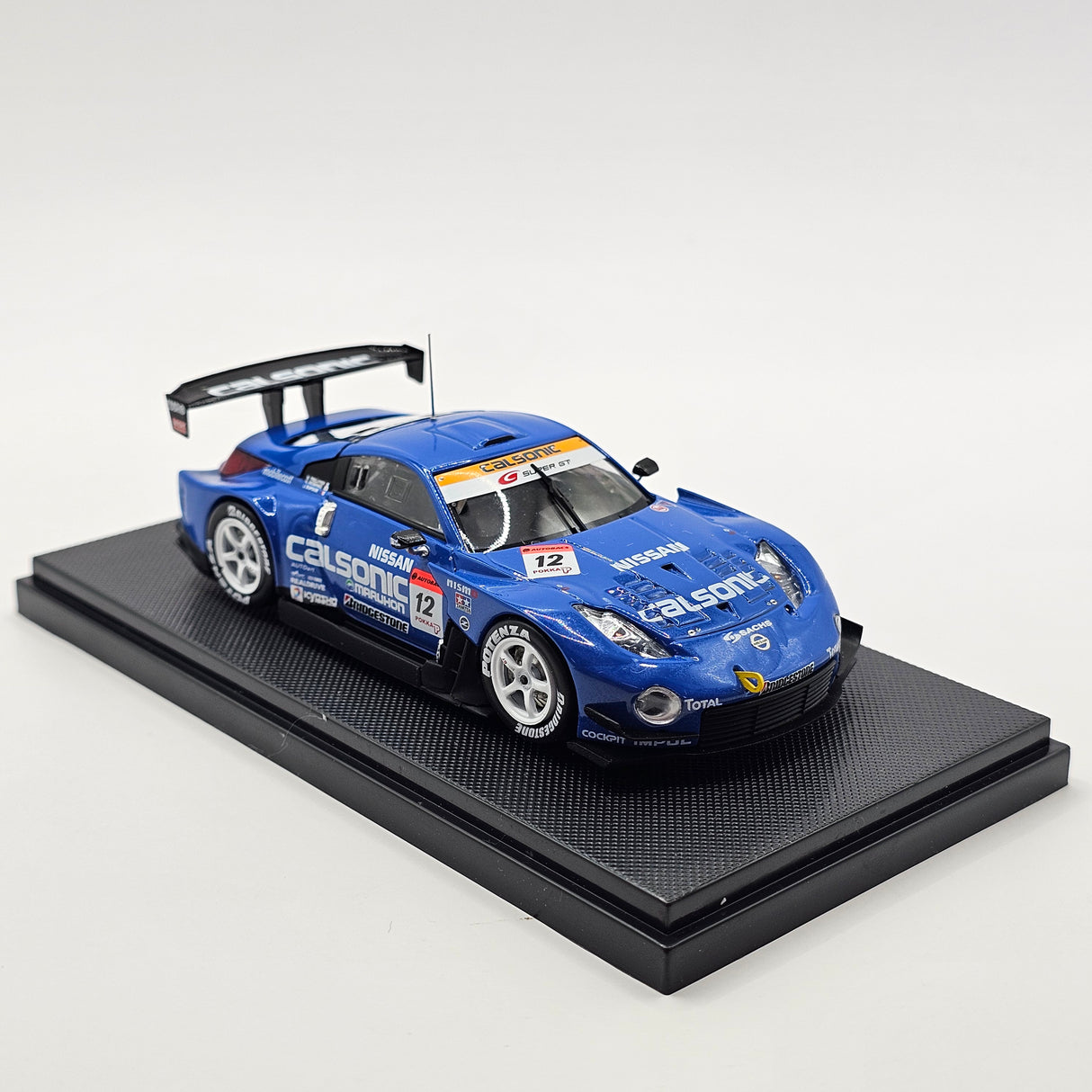 EBBRO Nissan Z #12 Calsonic Team Impul Super GT GT500 2006 1000KM Suzuka Winner 1/43 Scale