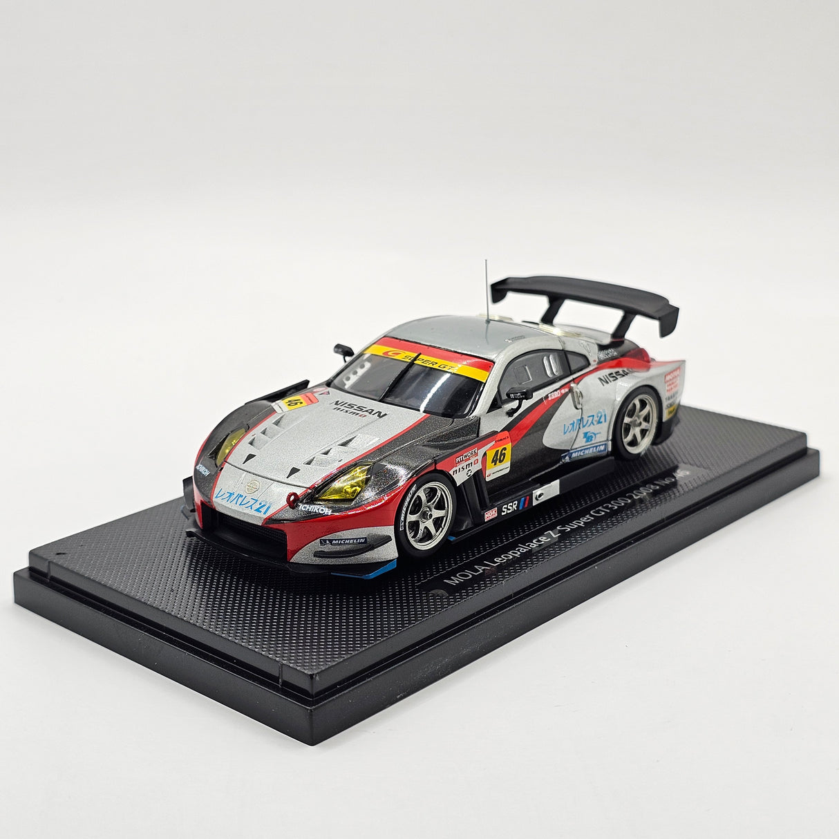 EBBRO Nissan Z #46 MOLA Leopalace Super GT GT300 2008 1/43 Scale