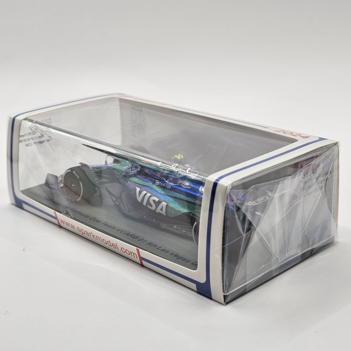 Spark RB VCARB 01 #22 Yuki Tsunoda Las Vegas F1 GP 2024 1/43 Scale S9548