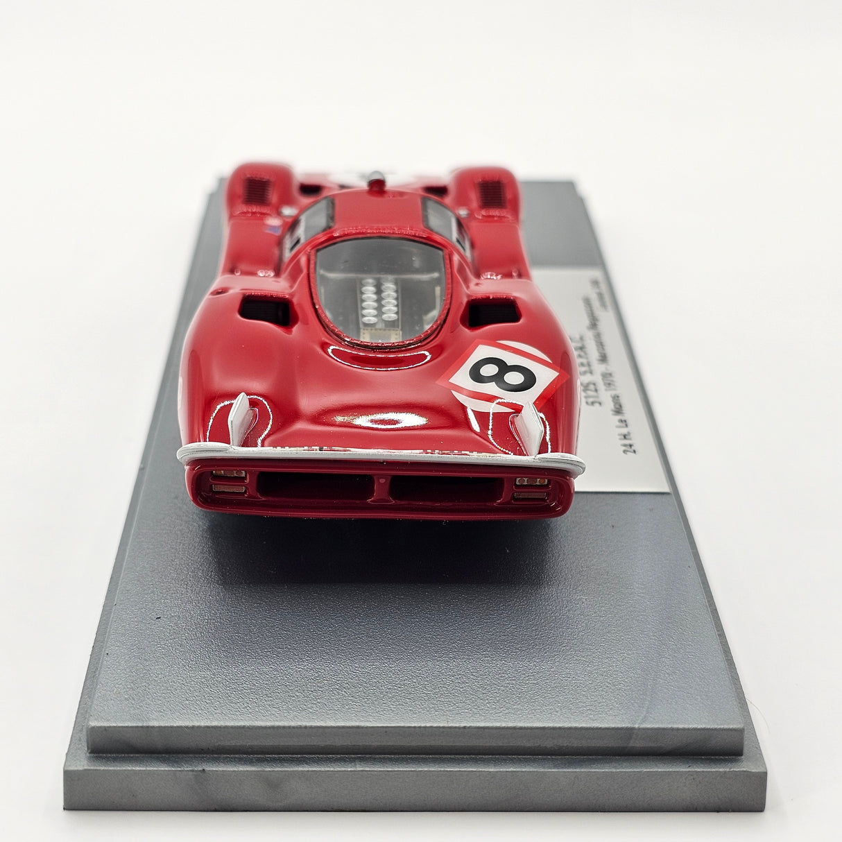 BBR Gasoline Ferrari 512S #8 SpA Ferrari SEFAC 24Hrs Le Mans 1970 1/43 Scale