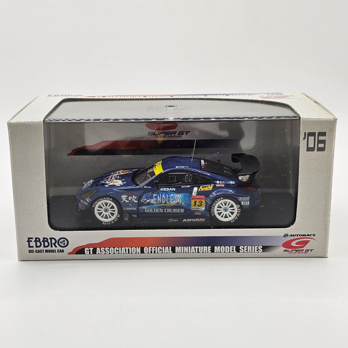 EBBRO Nissan Fairlady Z #13 Endless Sports Super GT GT300 2006 1/43 Scale