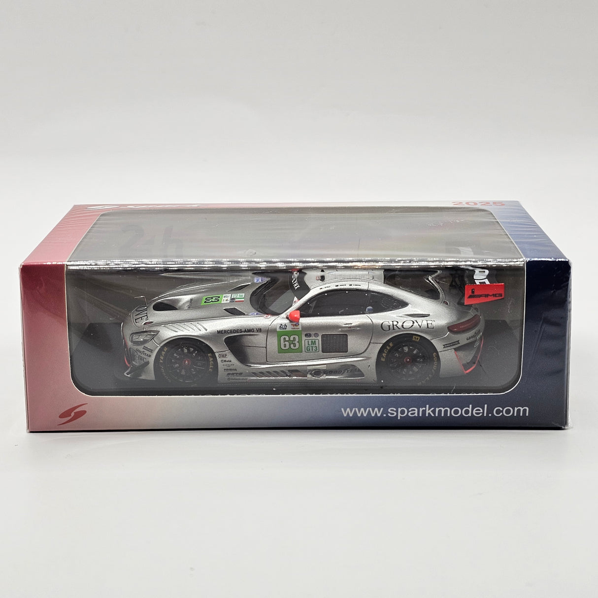 Spark Mercedes-AMG LMGT3 #63 Iron Lynx 24 Hours of Le Mans 2025 1/43 Scale S9298