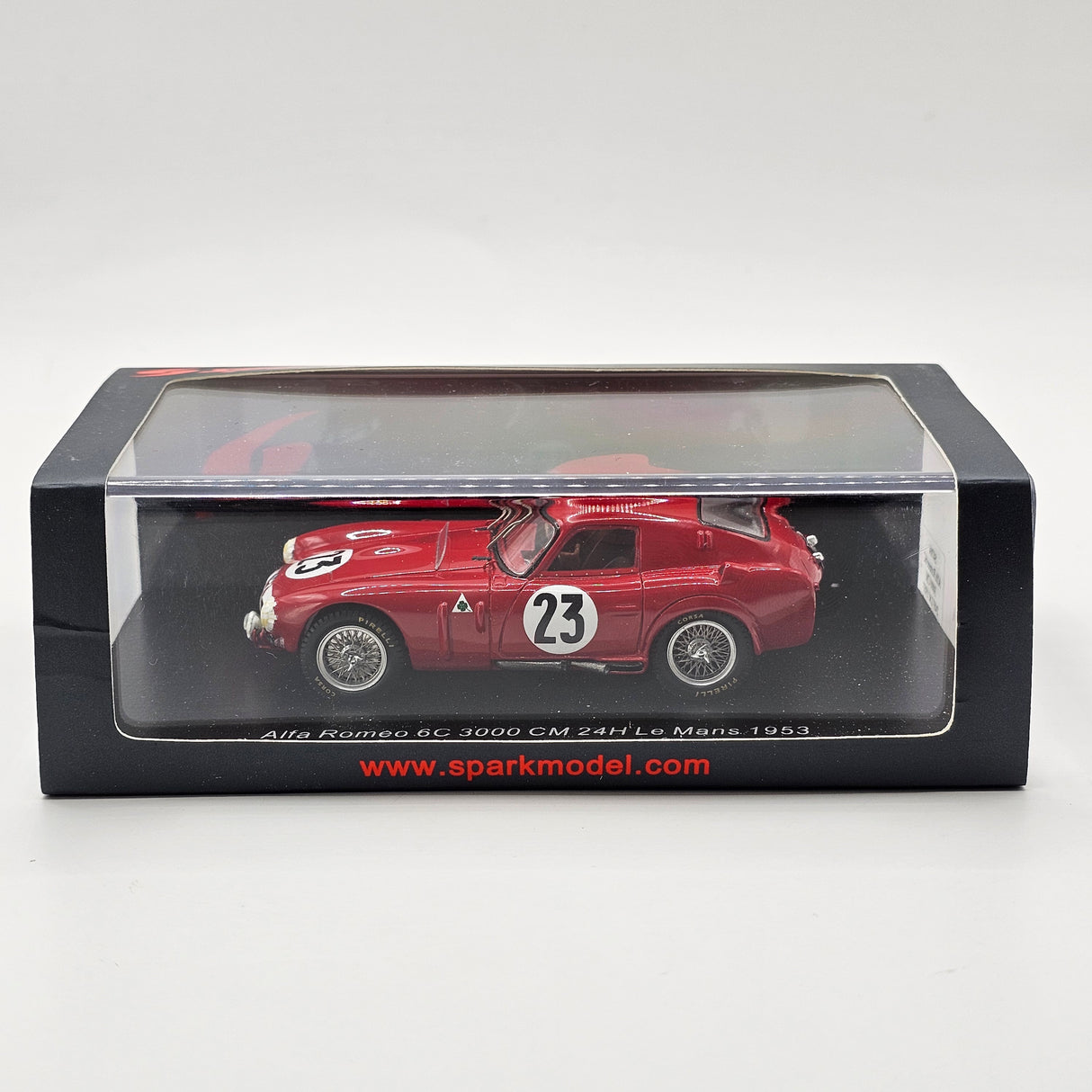 Spark Alfa Romeo 6C 3000 CM #23 SpA Alfa Romeo 24Hrs Le Mans 1953 1/43 Scale