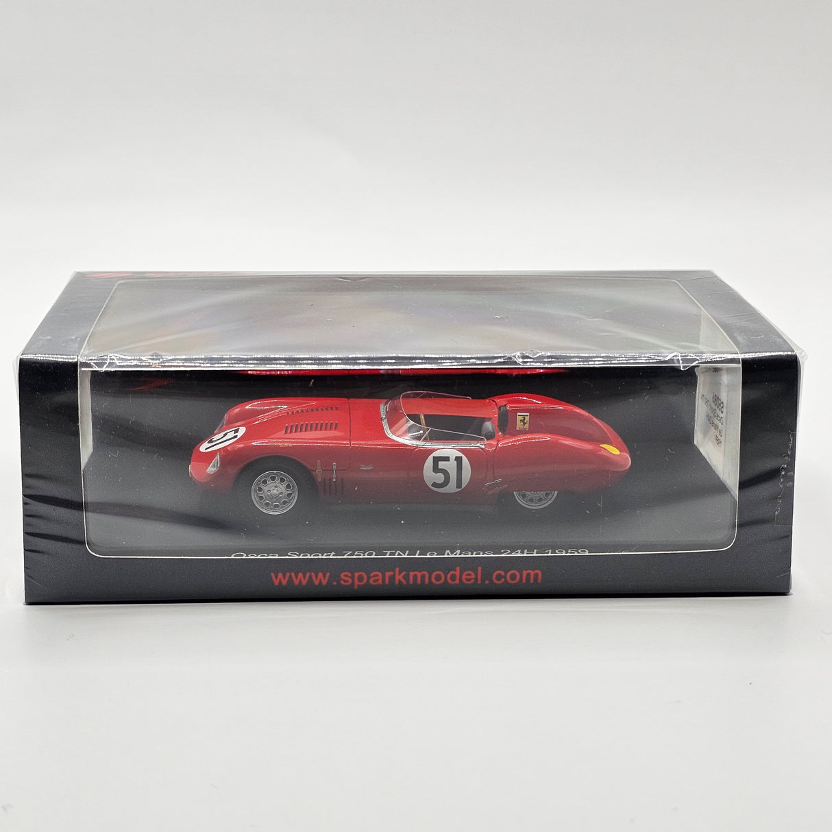 Spark Osca Sport 750 #51 Automobili OSCA Le Mans 24H 1959 1/43 Scale S5086
