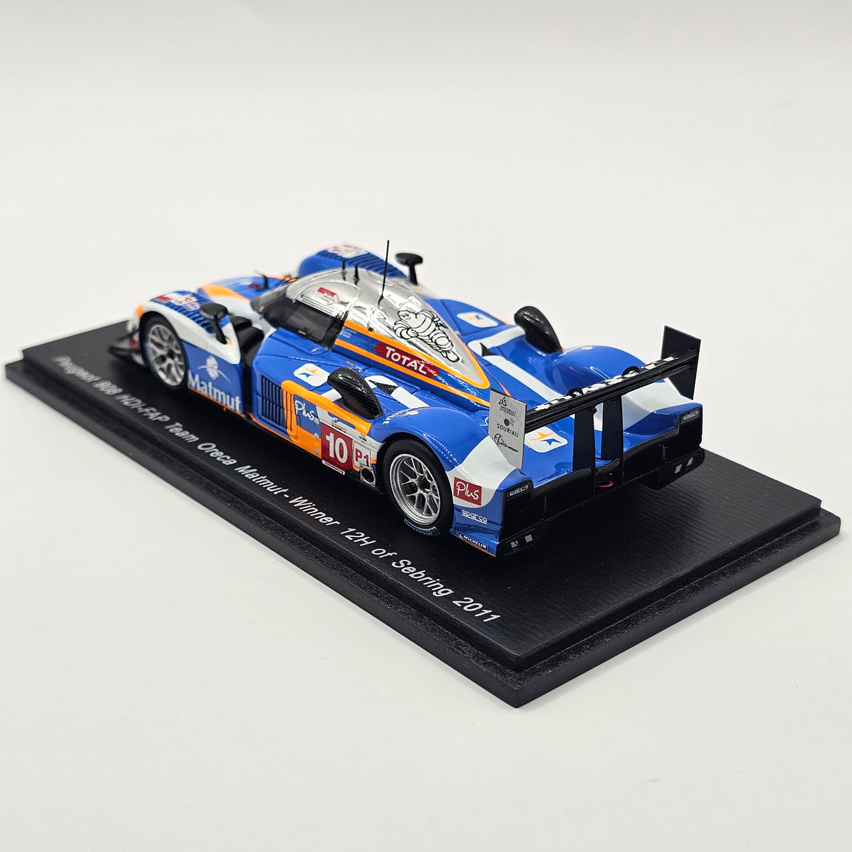 Spark Peugeot 908 HDI FAP #10 Team Oreca Matmut 12H Sebring 2011 Winner 1/43 Scale