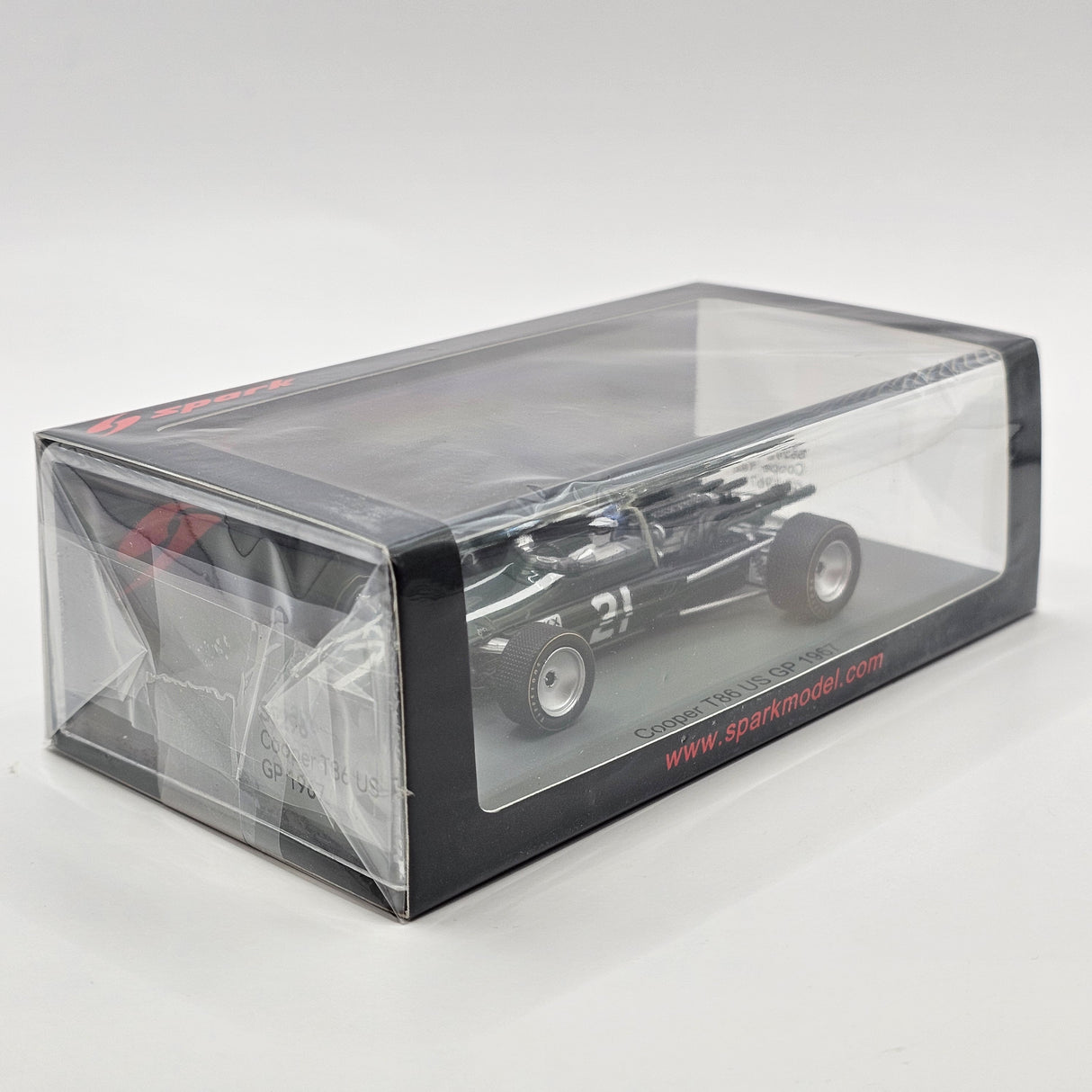 Spark Cooper T86 #21 Jacky Ickx USA GP Formula 1 1967 1/43 Scale S5296