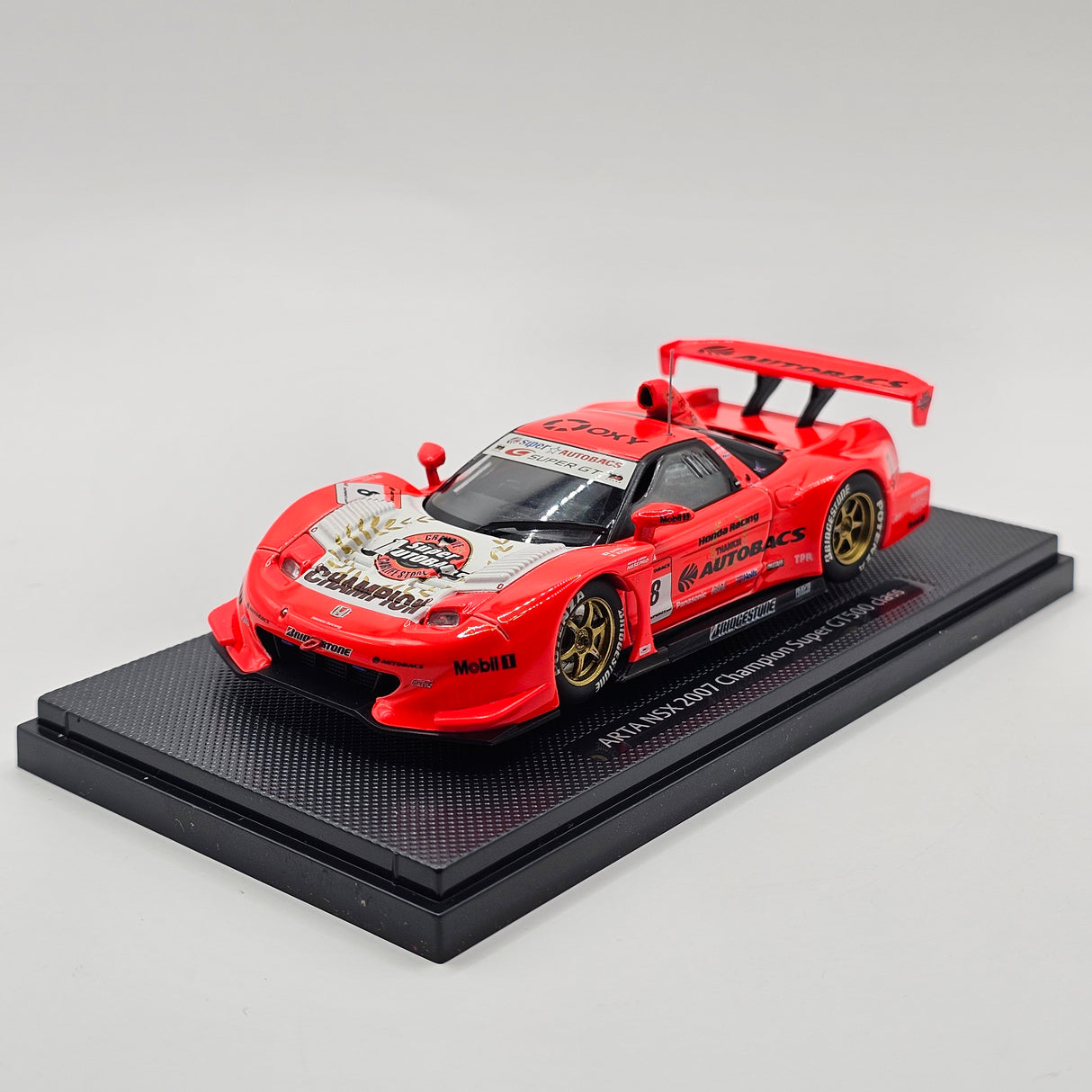 EBBRO Honda NSX GT500 #8 ARTA Super GT 2007 Champion Car 1/43 Scale