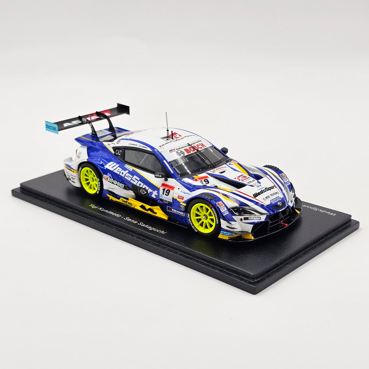 Spark Toyota GR Supra GT500 #19 WedsSport Bandoh Super GT 2023 1/43 Scale
