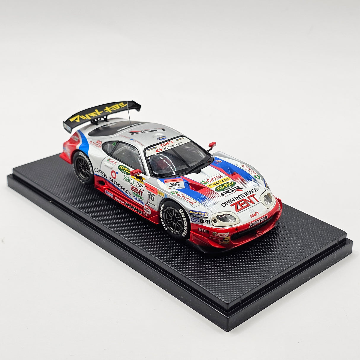 EBBRO Toyota Supra #36 Open Interface Tom's Super GT GT500 2005 1/43 Scale