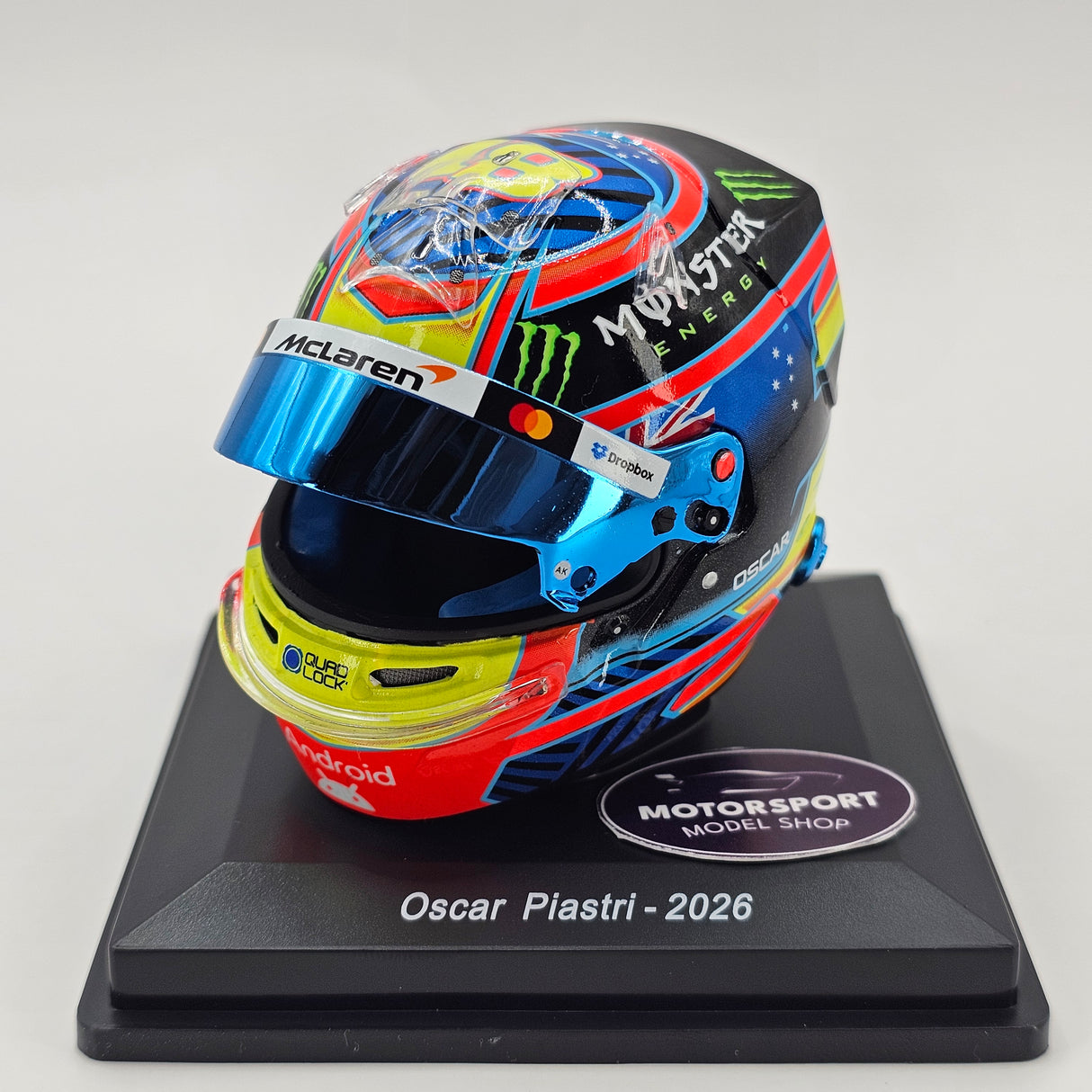 Spark Oscar Piastri McLaren Mastercard F1 Team 2026 Season Helmet 1/5 Scale 5HF244