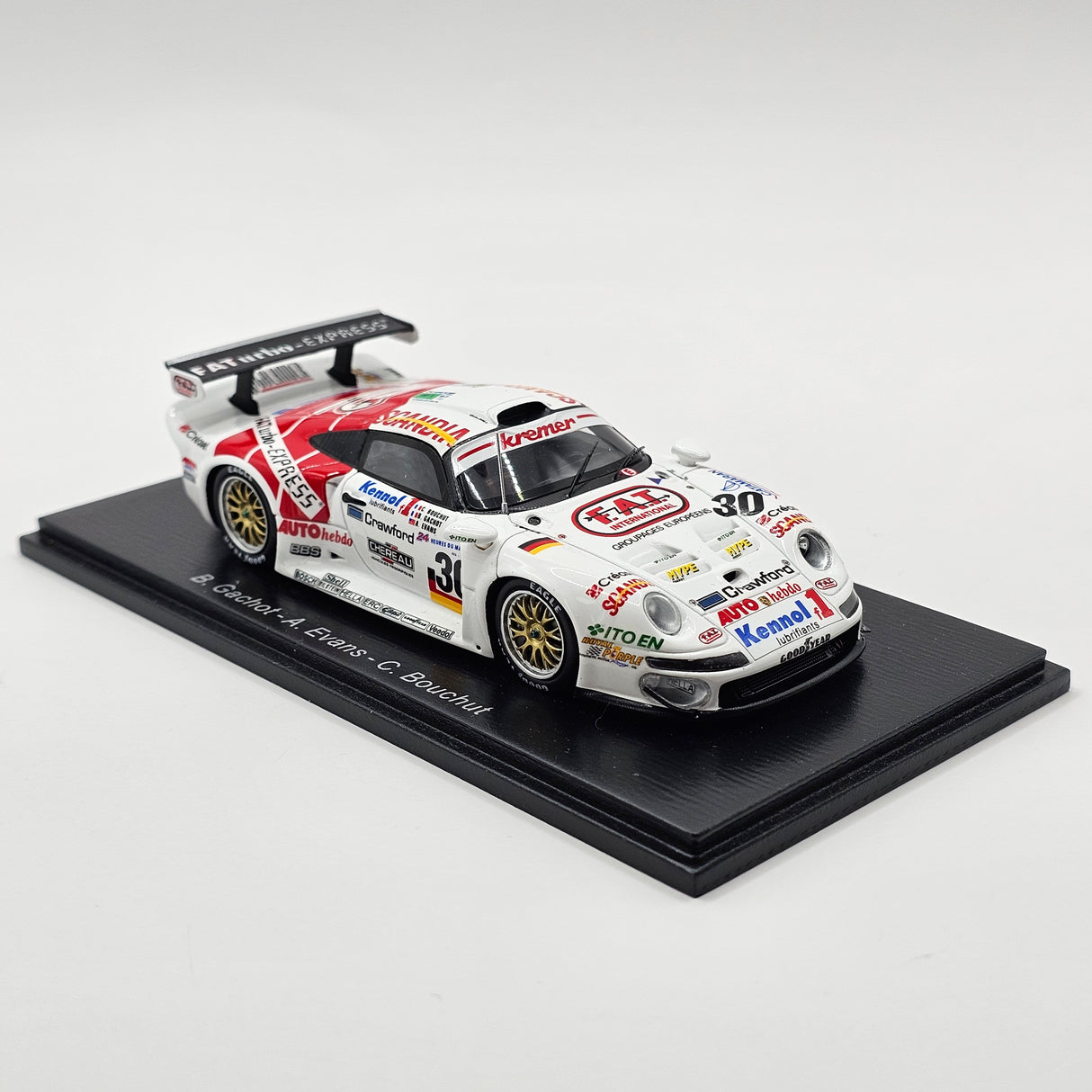 Spark Porsche 911 GT1 #30 Kremer Racing 24Hrs Le Mans 1997 1/43 Scale S5607