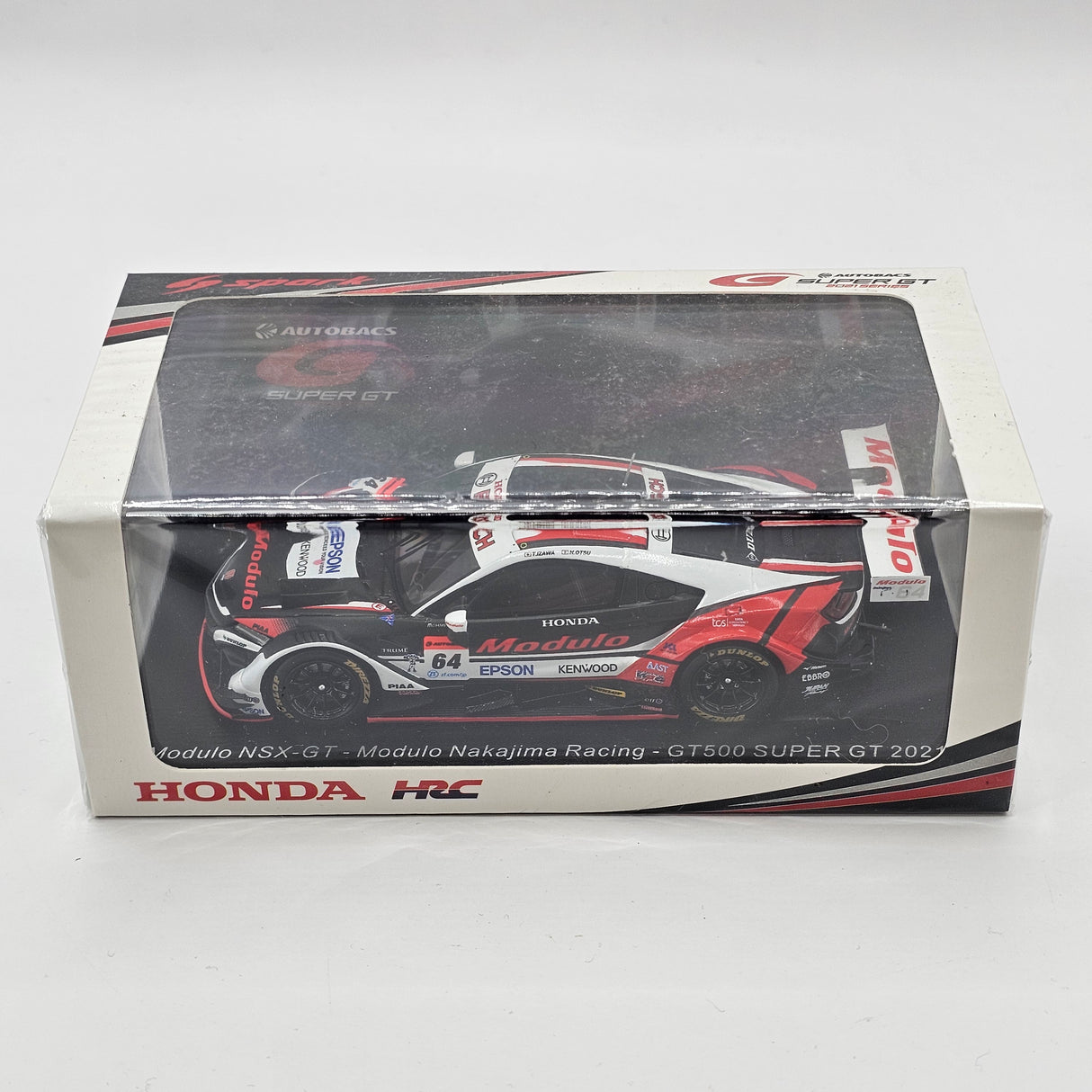 Spark Honda NSX-GT #64 Modulo Nakajima Racing Super GT GT500 1/43 Scale