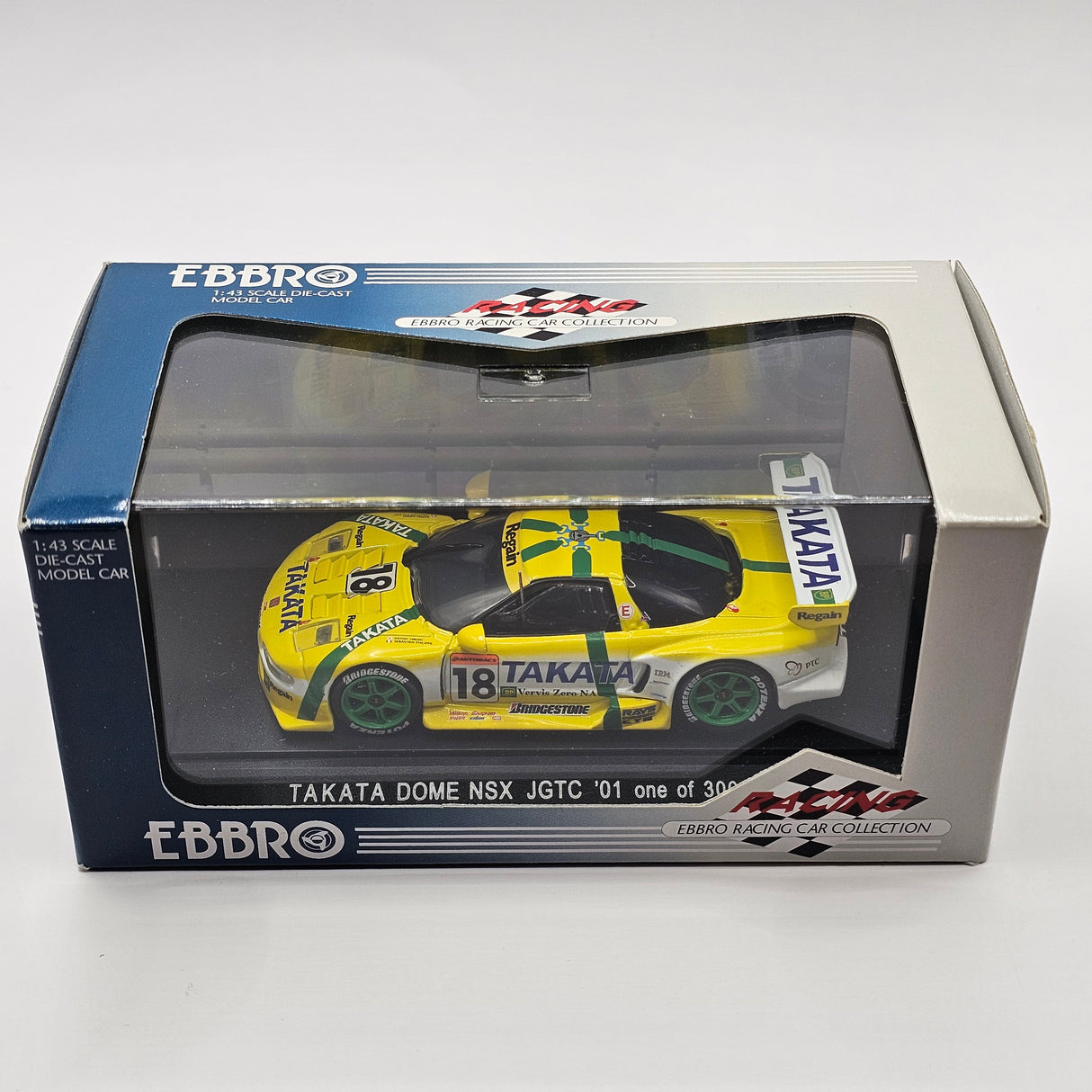 EBBRO Honda NSX #18 Mugen x Dome Project JGTC GT500 2001 1/43 Scale