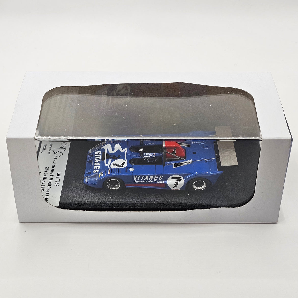 Trofeu DSN Lola T282 #7 Équipe Gitanes 24Hrs Le Mans 1973 1/43 Scale