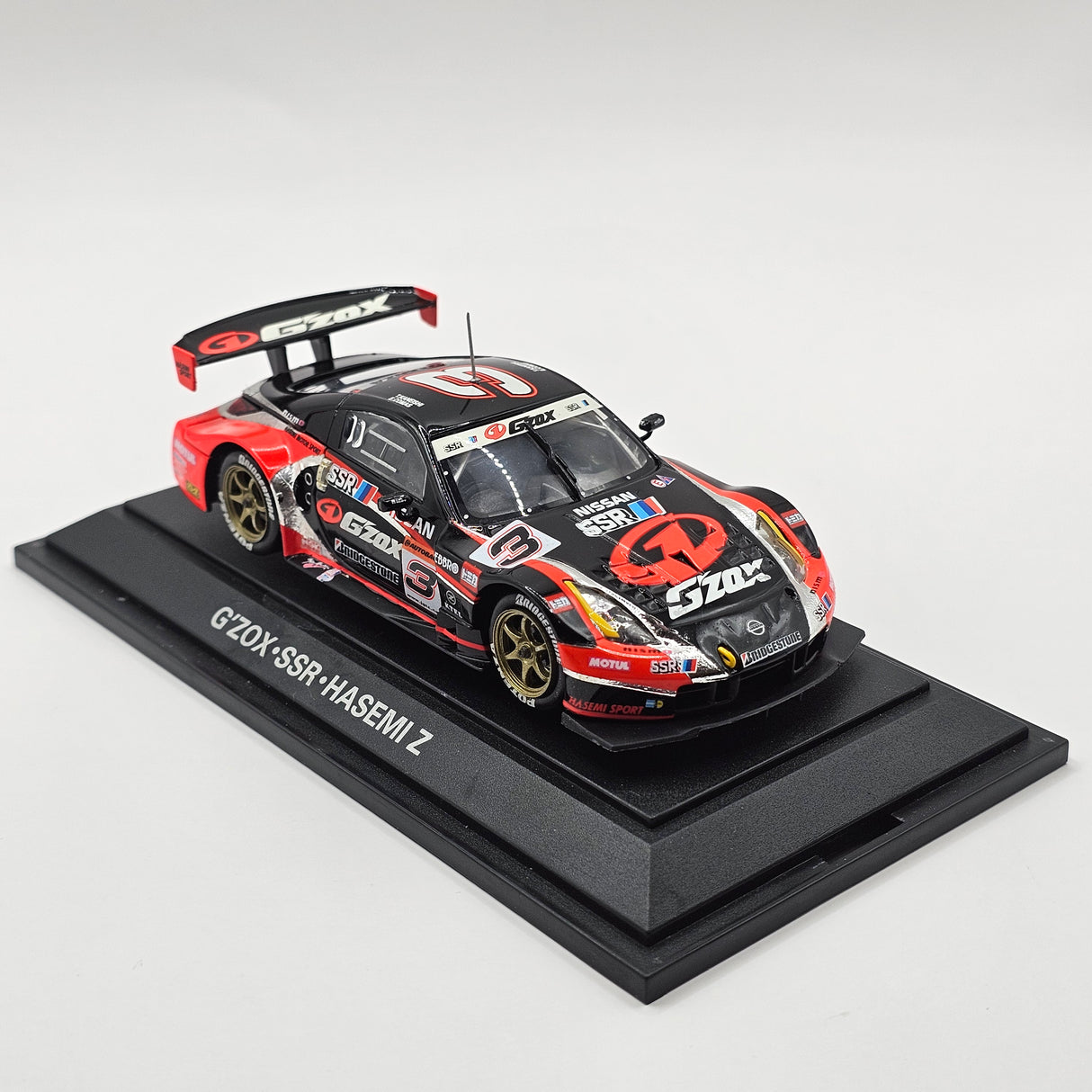 EBBRO Tomica Nissan Z #3 G'Zox Hasemi Motorsport JGTC GT500 2004 1/43 Scale