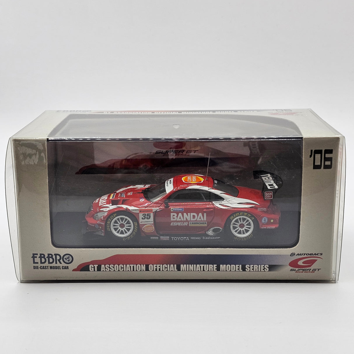 EBBRO Lexus SC430 #35 Toyota Team Kraft Super GT GT500 2006 1/43 Scale