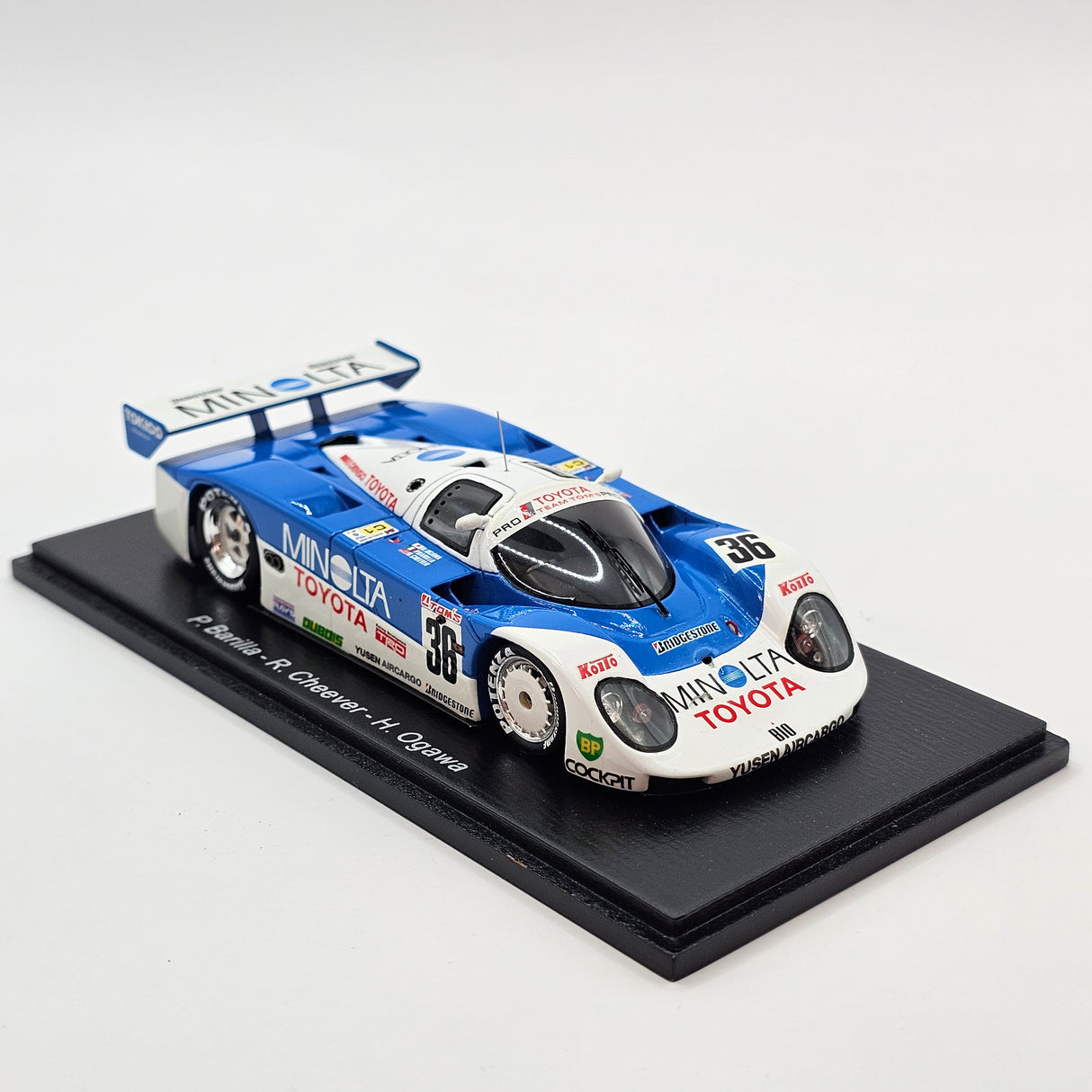 Spark Toyota 89C-V #36 Toyota Team TOM'S 24Hrs Le Mans 1989 1/43 Scale S2358