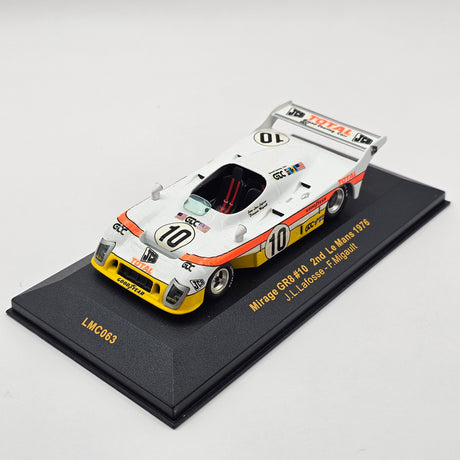 IXO Mirage GR8 #10 Grand Touring Cars Inc Le Mans 1976 1/43 Scale LMC063