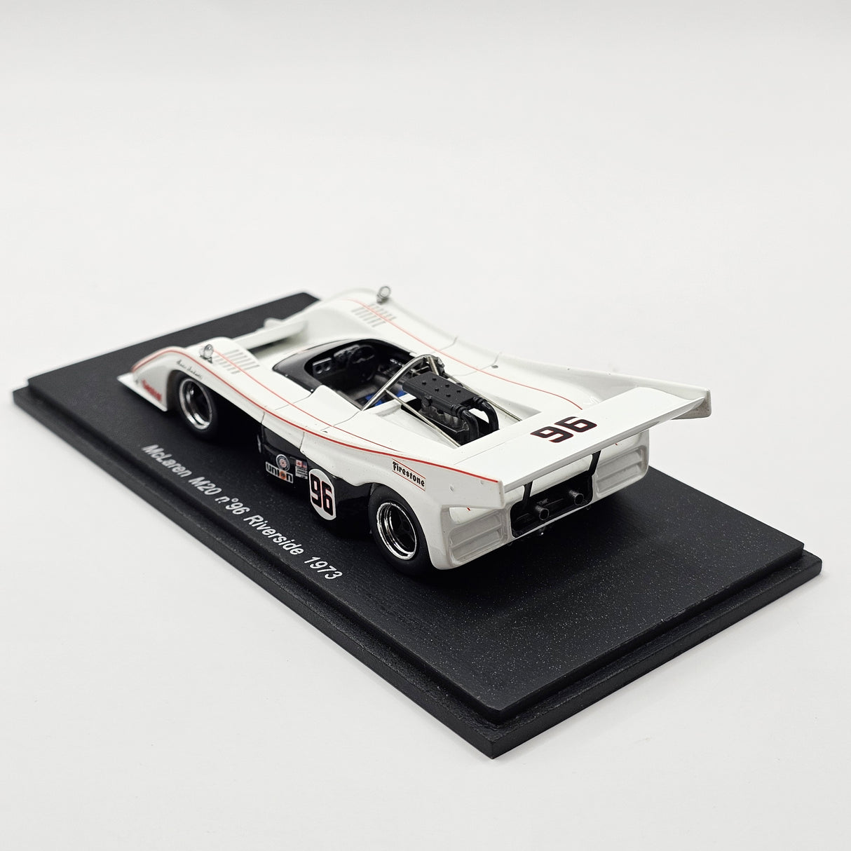 Spark McLaren M20 #96 Slater Racing Mario Andretti Riverside 1973 1/43 Scale