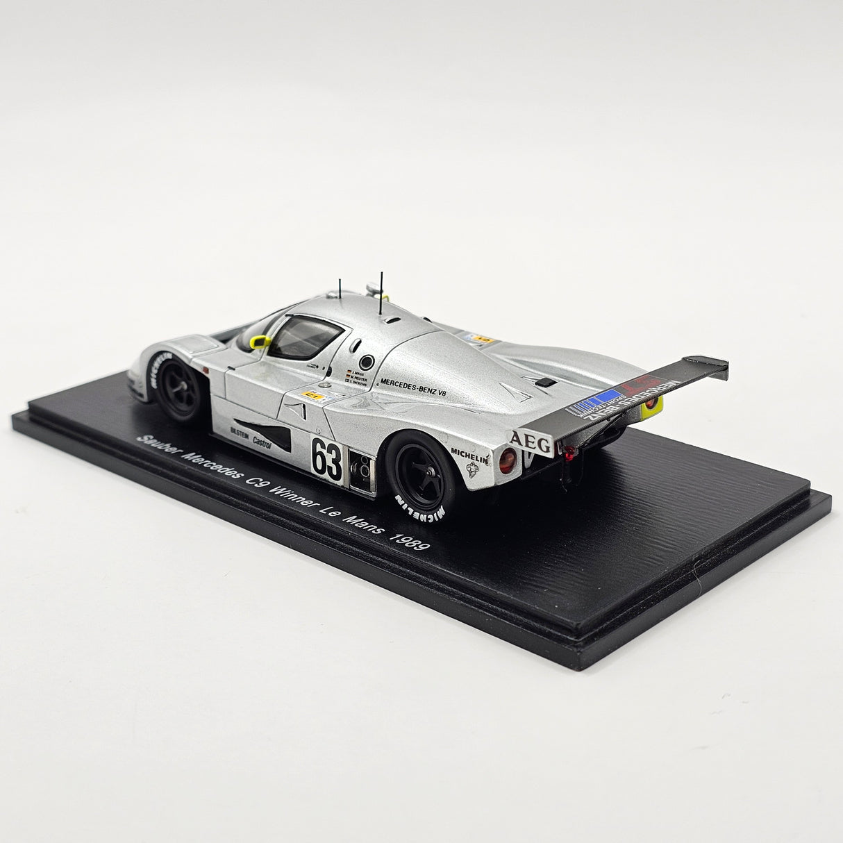 Spark Sauber C9 #63 Team Sauber Mercedes Winner 24Hrs Le Mans 1989 1/43 Scale