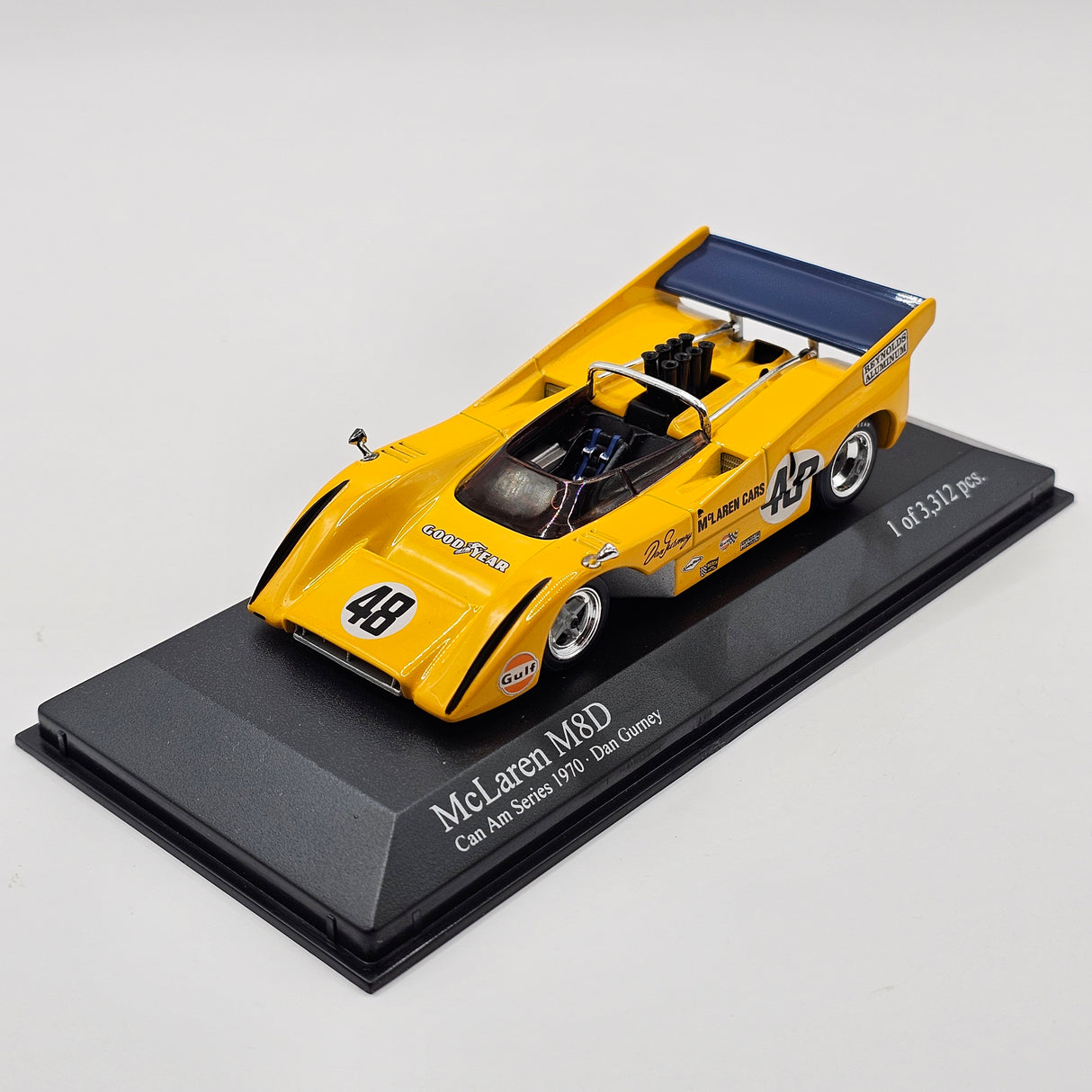 Minichamps McLaren M8D #48 Bruce McLaren Racing D.Gurney Can-Am 1970 1/43 Scale