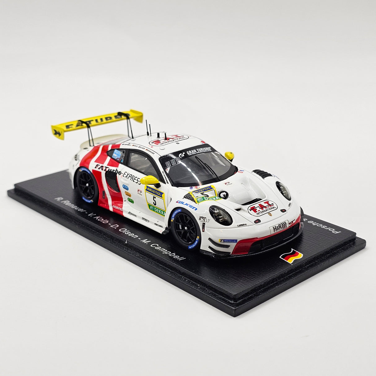 Spark Porsche 911 GT3 R #5 Herberth Motorsport 24Hrs Nurburgring 2024 1/43 Scale