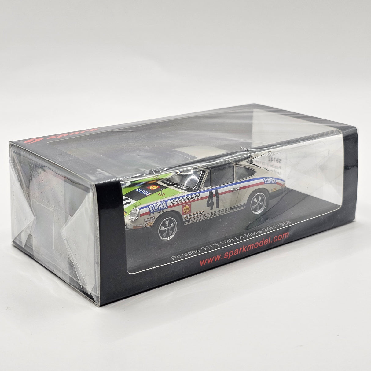 Spark Porsche 911S #41 J.-P. Gaban 10th Le Mans 24H 1969 1/43 Scale S9742