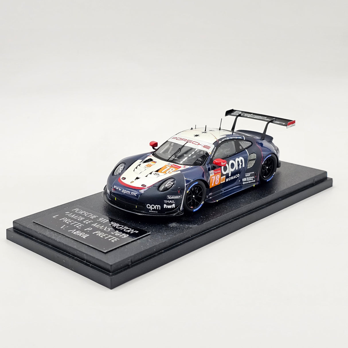 Spark Porsche 911 RSR #78 Proton Competition 24Hrs Le Mans 2019 1/43 Scale